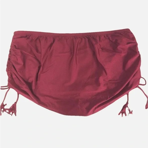 Elegant Lane Bryant Cacique Red Women's Swim Skirt 22 - Picture 3 of 4